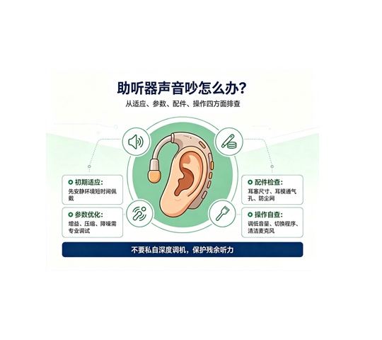助听器戴上感觉很吵是什么原因｜助听器佩戴科普
