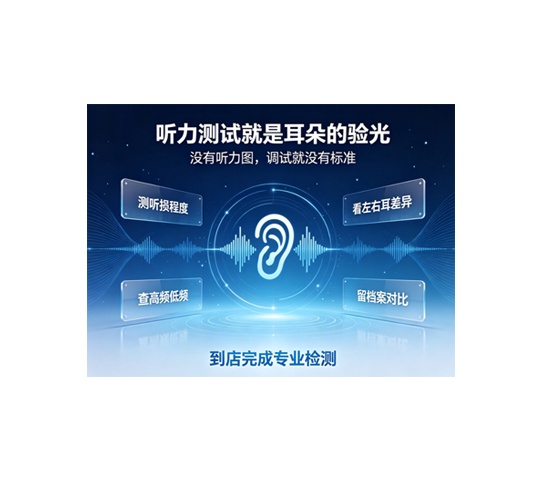 选配助听器为什么一定要做听力测试